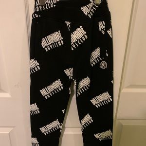 Billionaire boys club logo print kids joggers